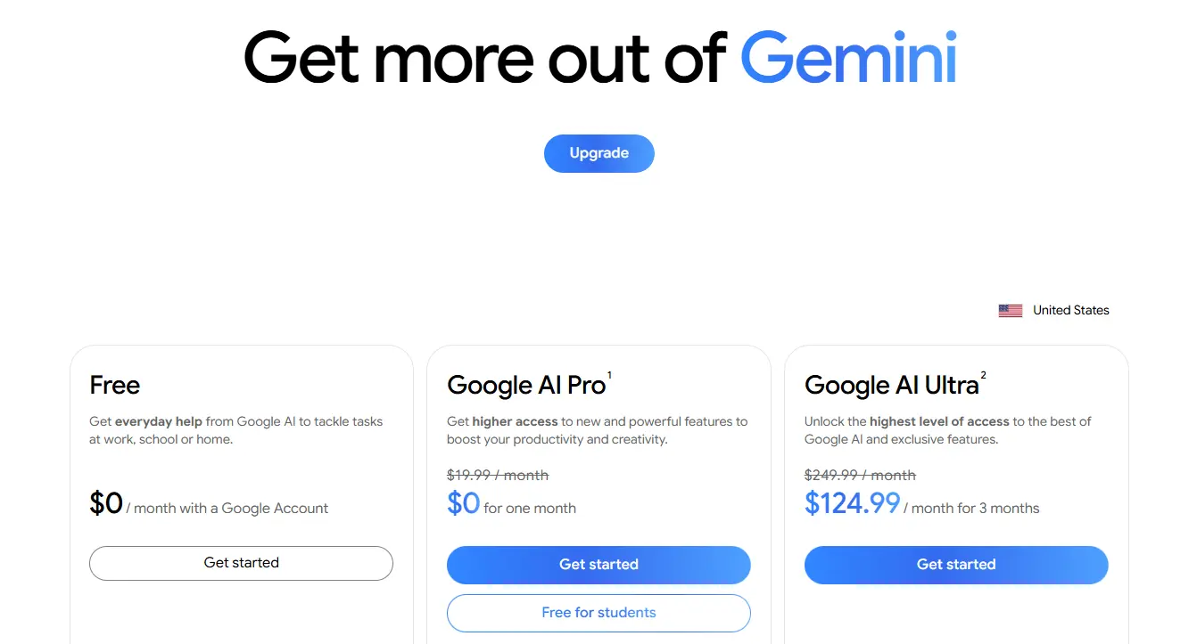 Get Gemini Pro at a lower price with the official free trial