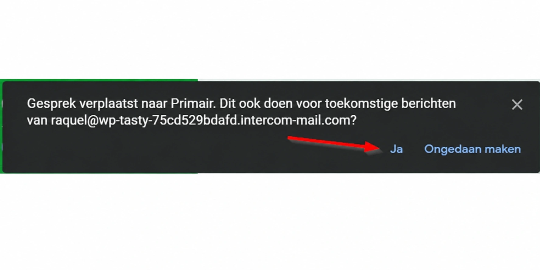 e-mail in Gmail whitelisten