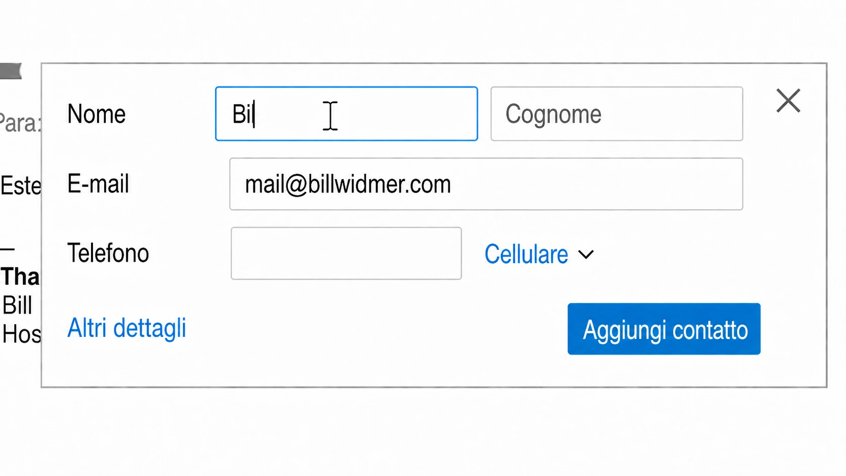 come inserire e-mail nella whitelist in AOL