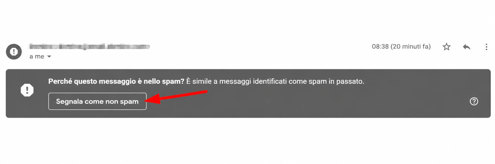 inserire un’e-mail nella whitelist in Gmail