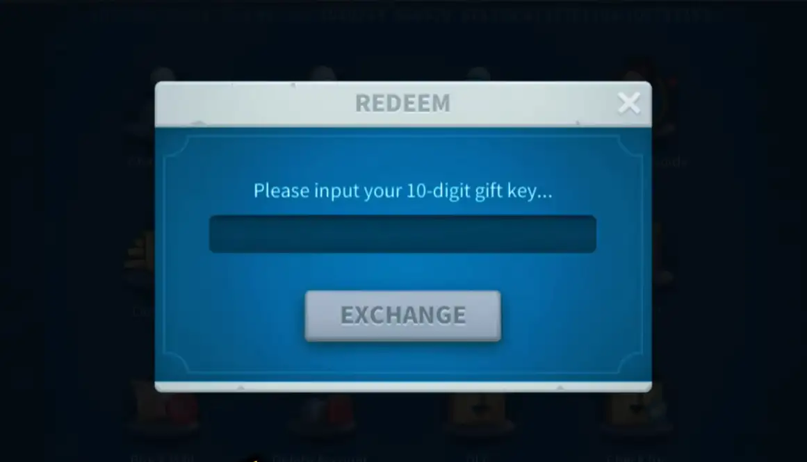 Redeem Rise of Kingdoms Codes step 3