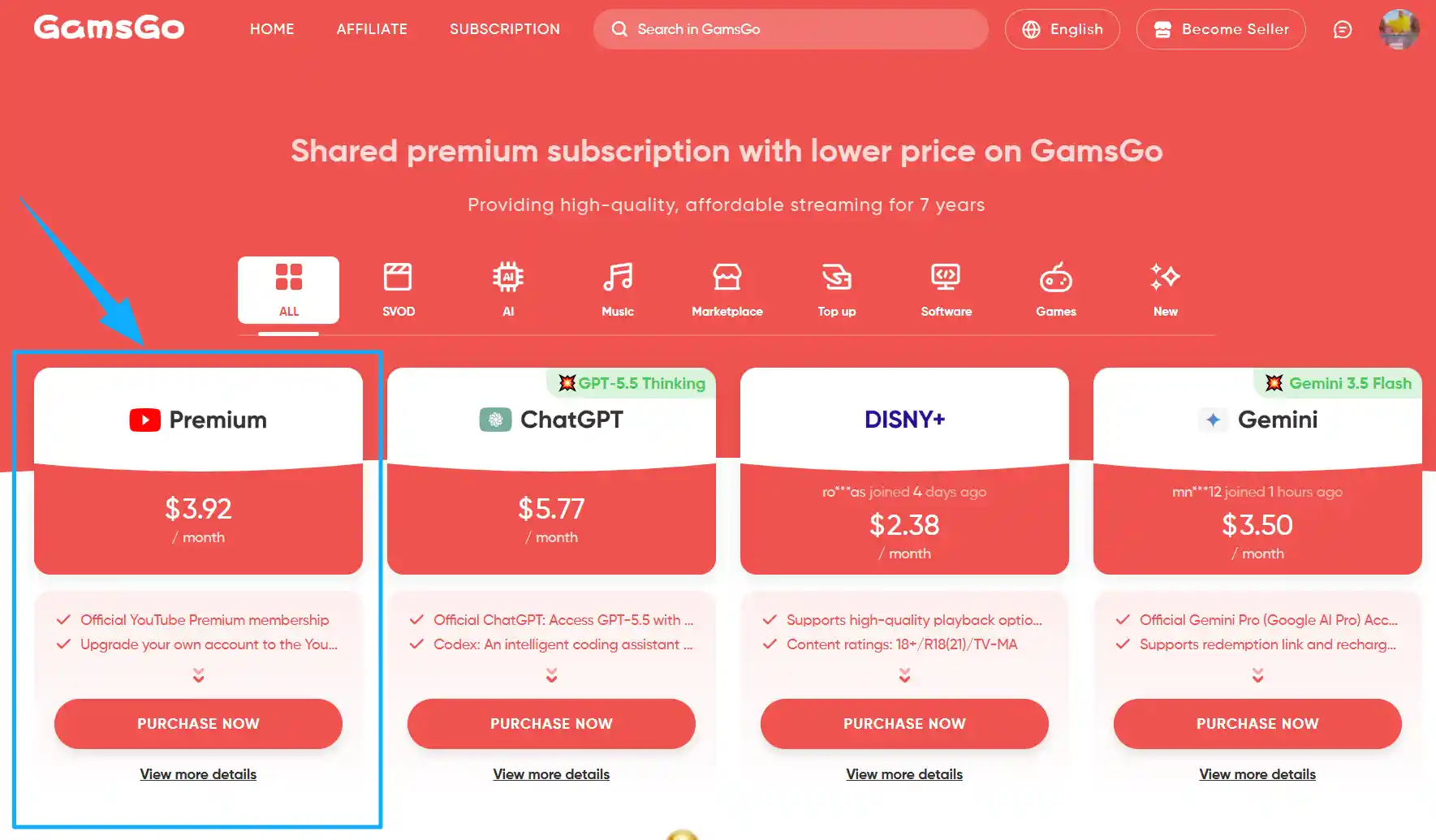 youtube premium family