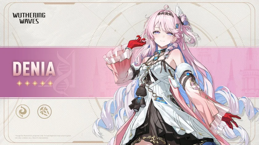 Wuthering Waves Denia official character card