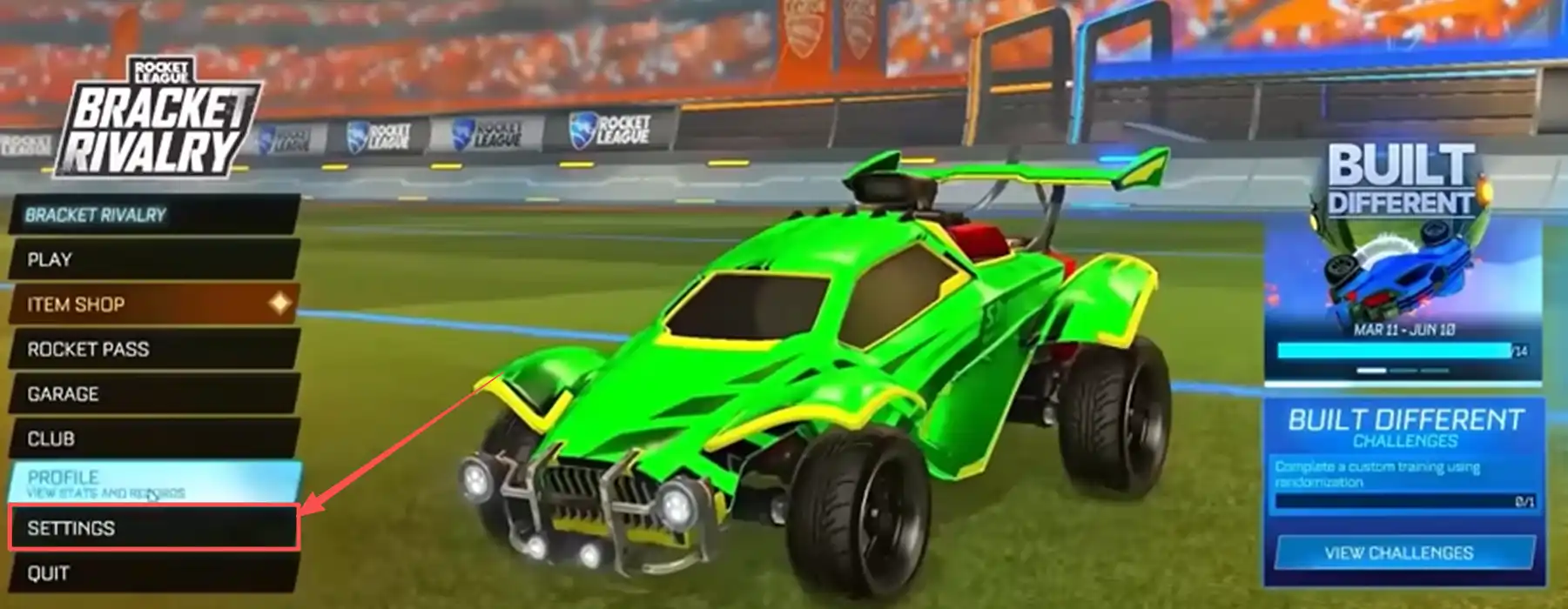Redeem Rocket League Codes step 2