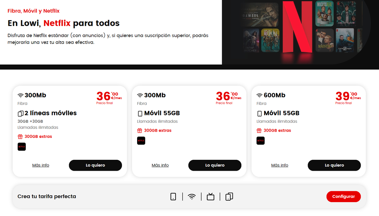 Lowi y Netflix