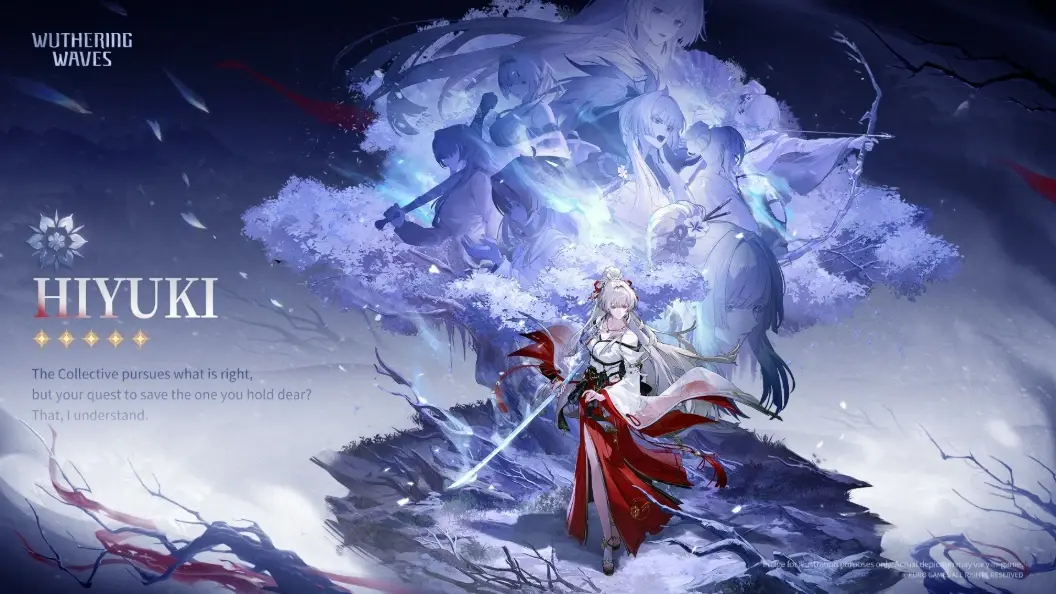 Wuthering Waves Hiyuki official splash art