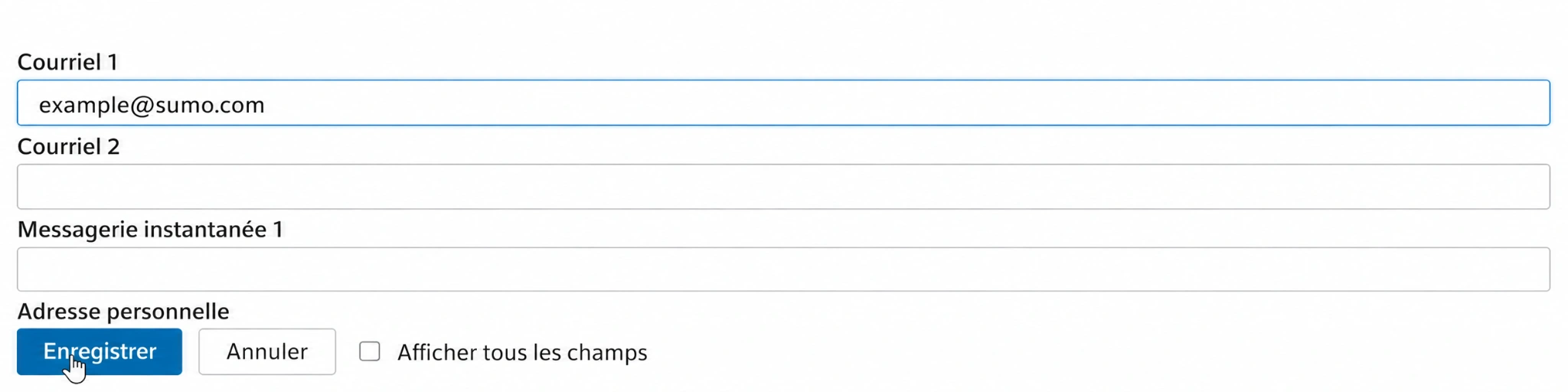 liste blanche e-mail XFINITY