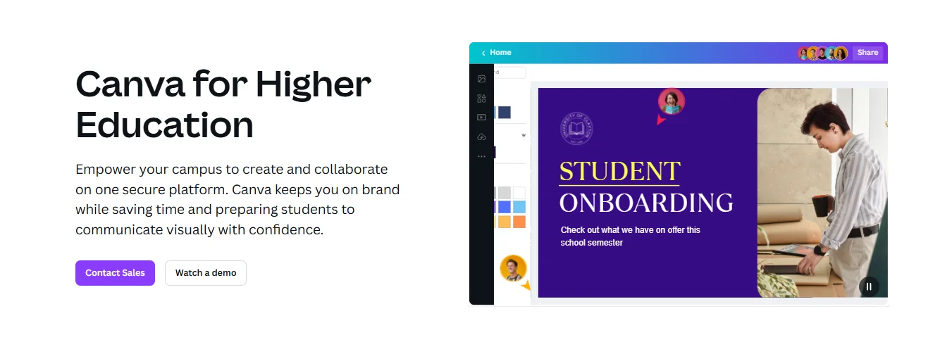 Canva Pro free for campus