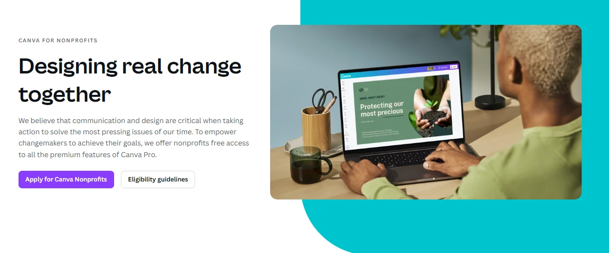 Canva Pro free for Nonprofits