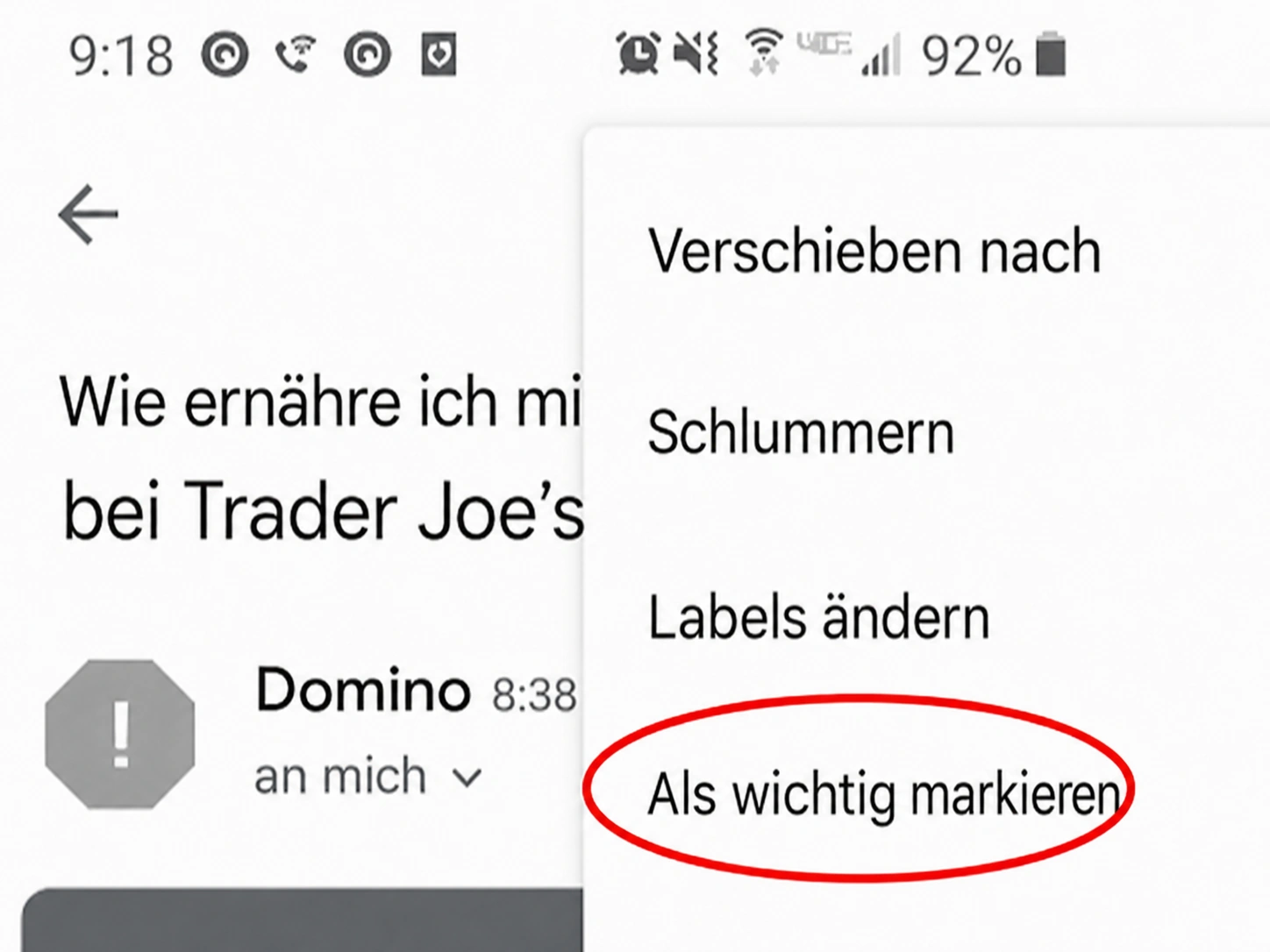 wie man eine E-Mail in Gmail auf die Whitelist setzt