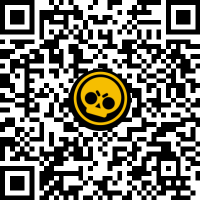 Código QR de Brawl Stars para Reacción Spray Blanco