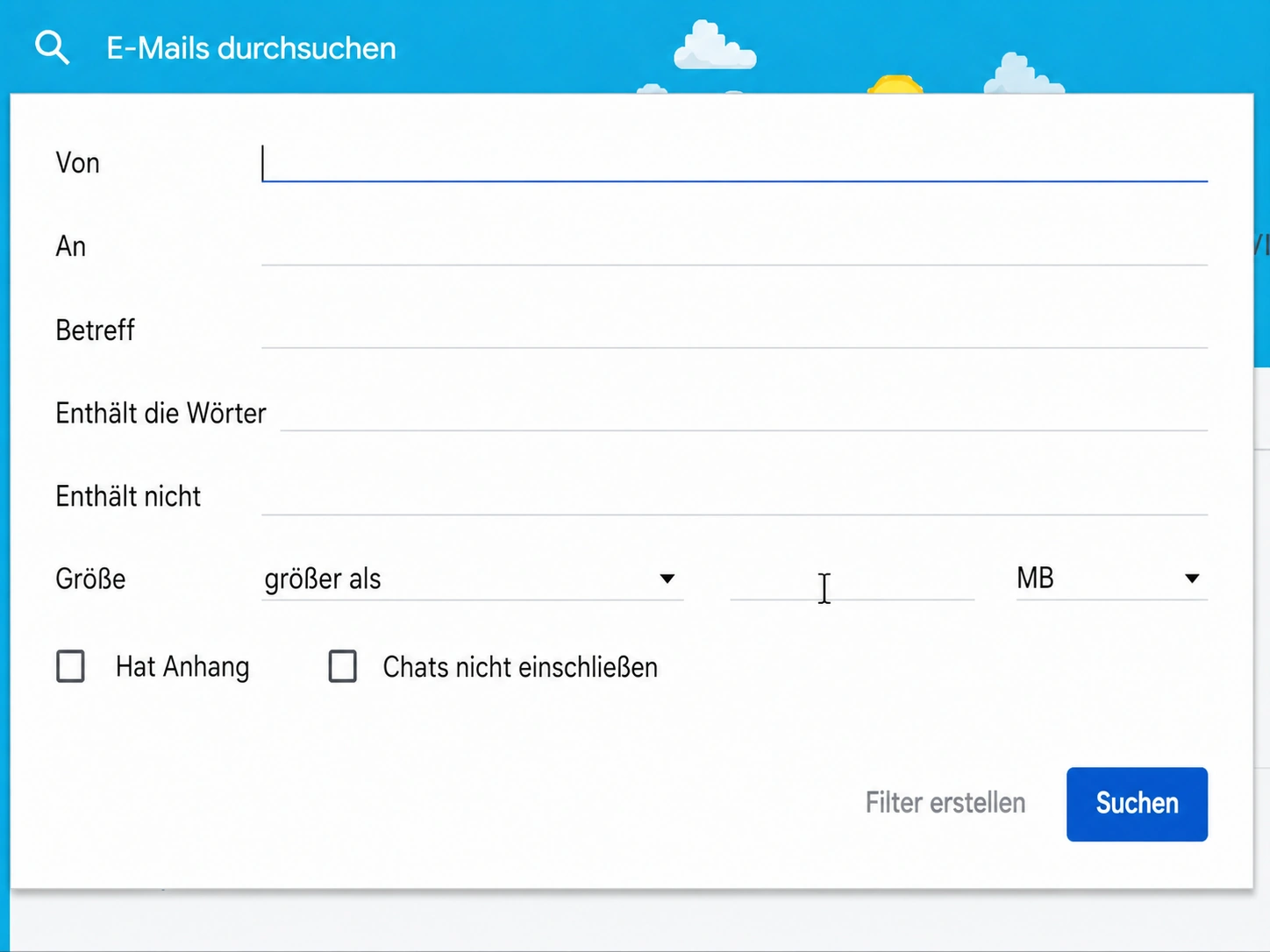 Gmail-E-Mails whitelisten