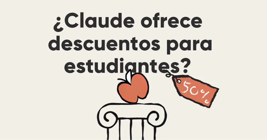 descuento para estudiantes de Claude