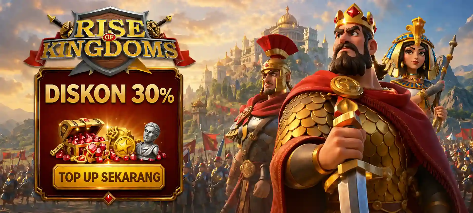 kode redeem Rise of Kingdoms terbaru 2026