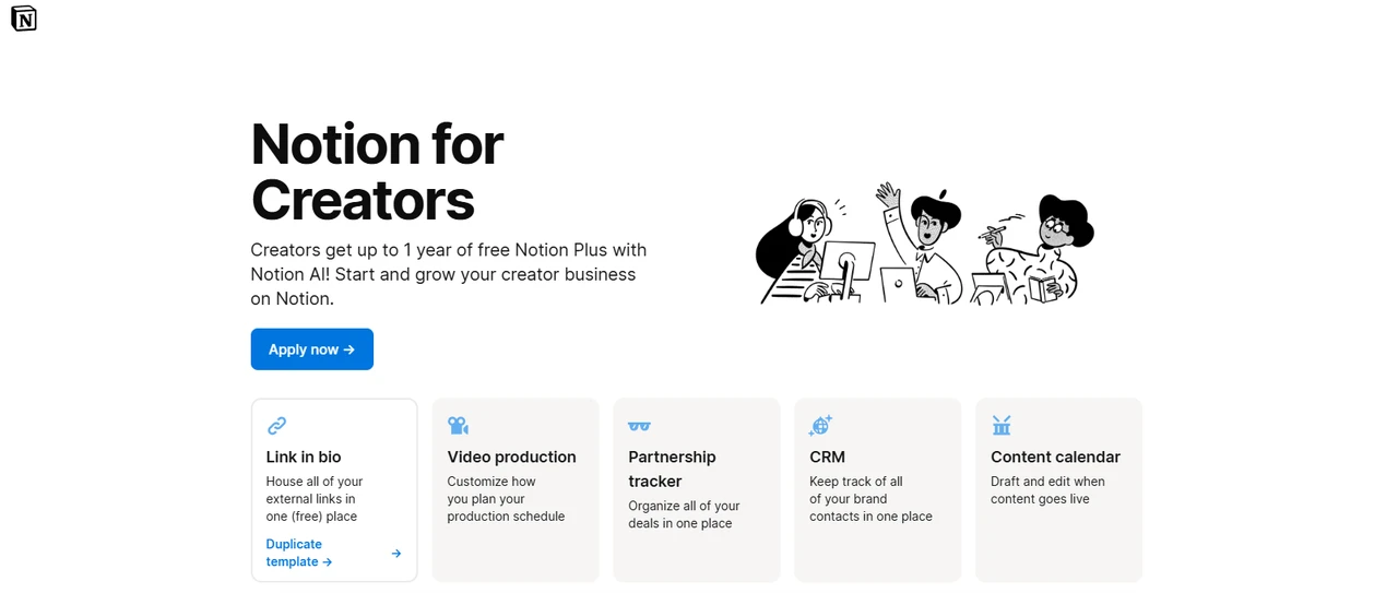 Notion for Creators