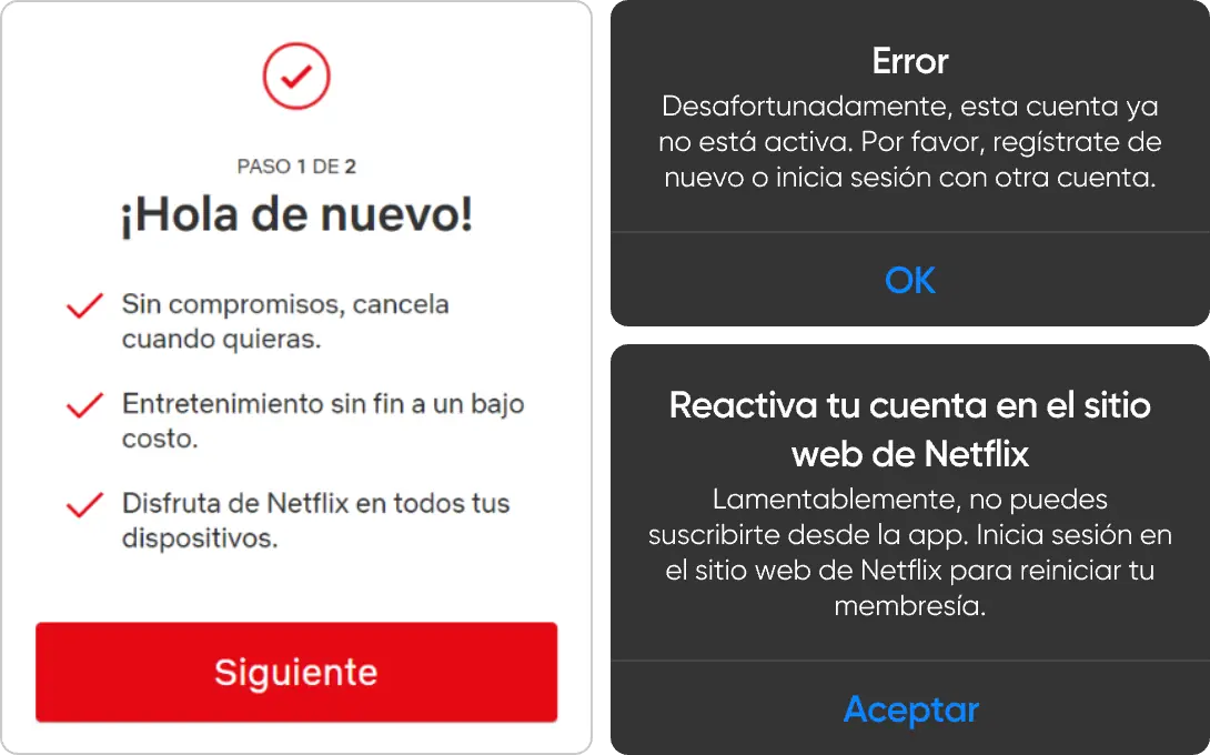 iniciar sesión en GamsGo para gestionar una suscripción de Netflix Premium