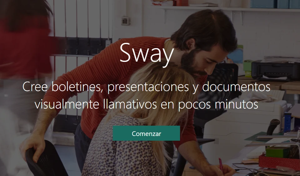 microsoft sway creador ai presentaciones