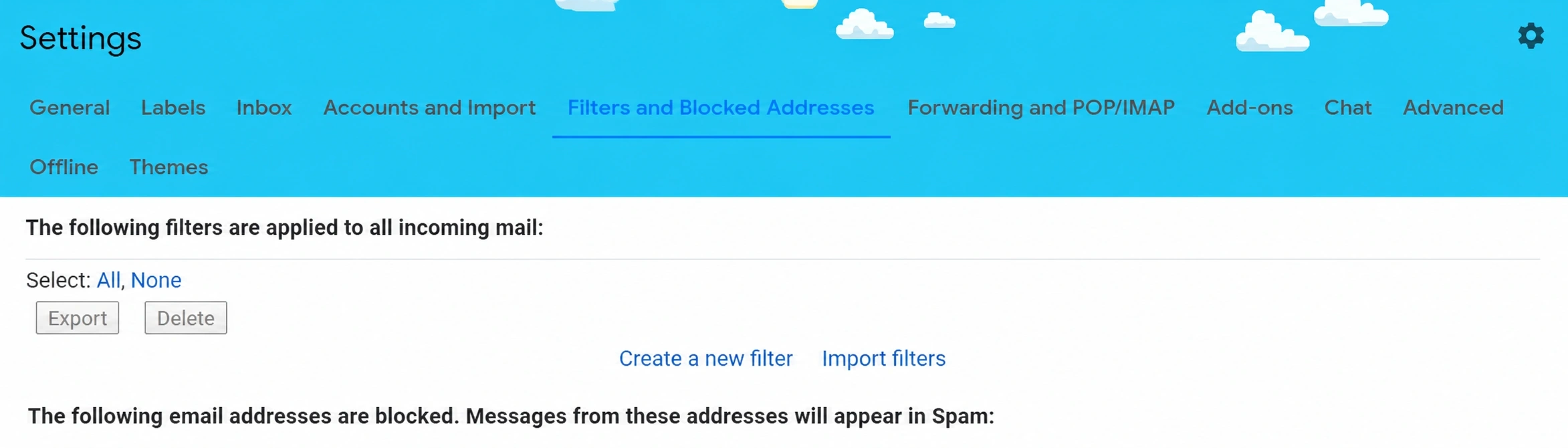 whitelist gmail