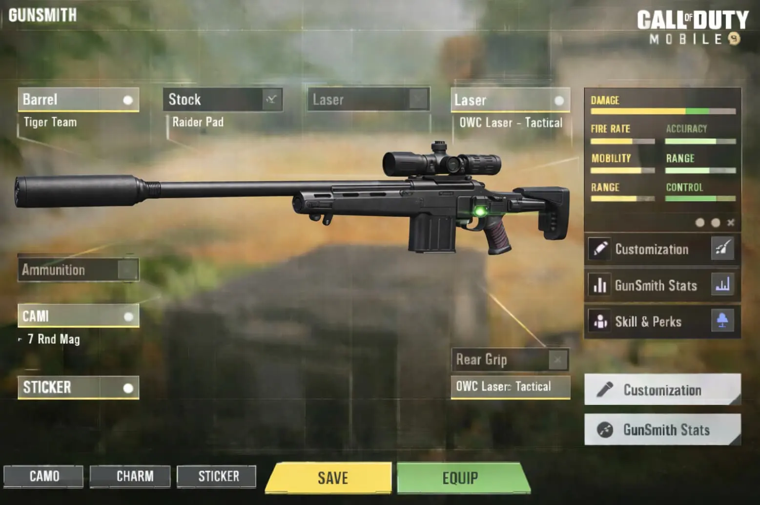 Meilleur équipement LW3 Tundra dans COD Mobile