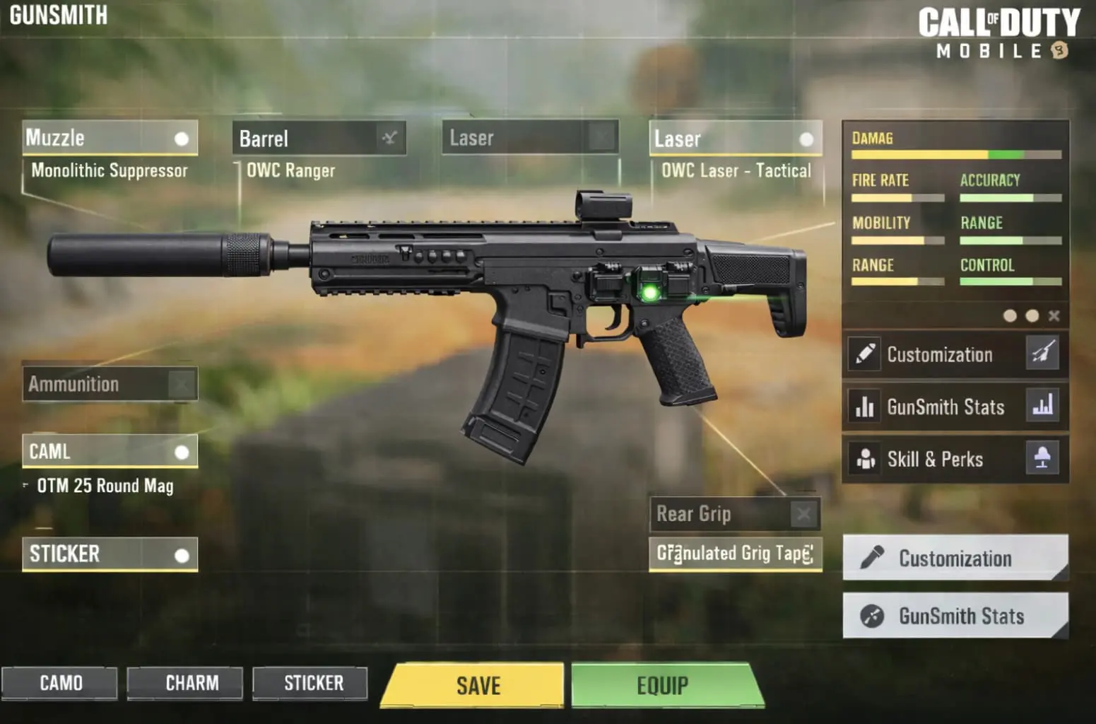 Meilleur équipement DR-H dans COD Mobile