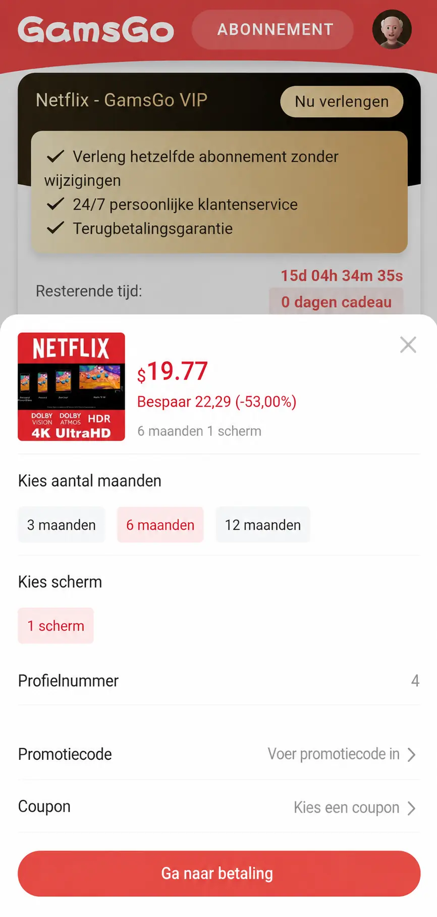 netflix verlengen