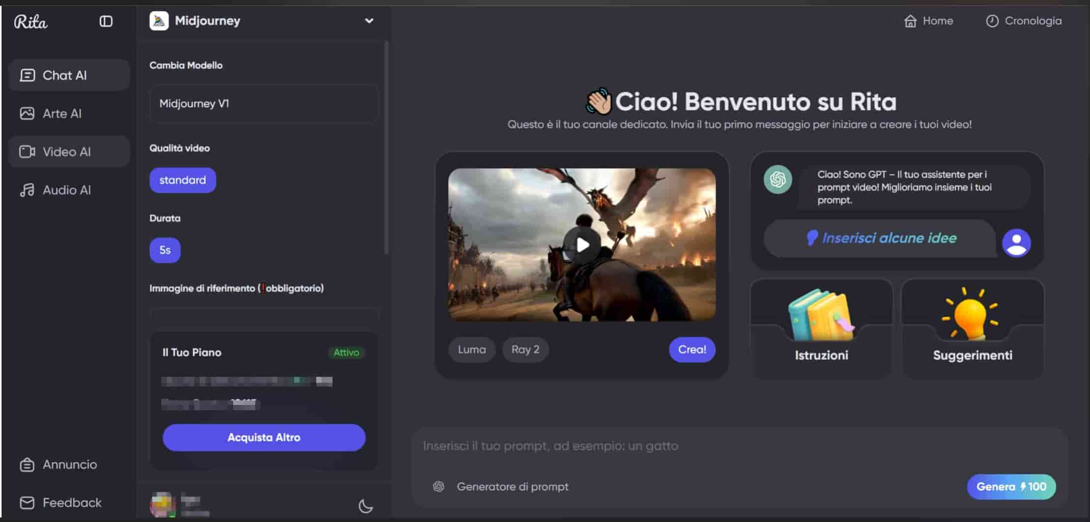 come fare video con intelligenza artificiale