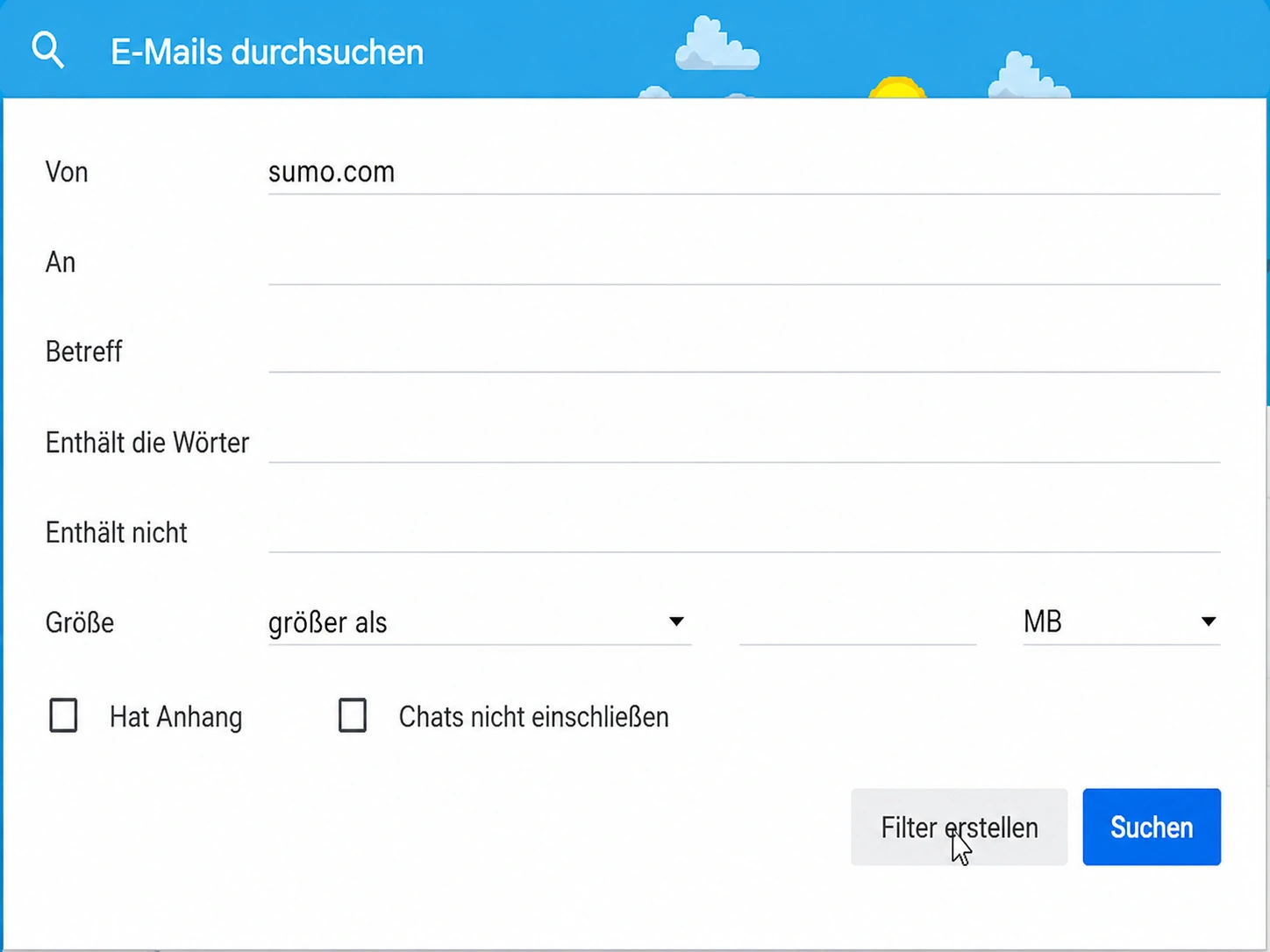 E-Mails in Gmail auf die Whitelist setzen