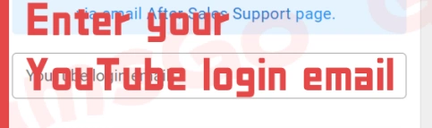 Inserire email di accesso YouTube su GamsGo