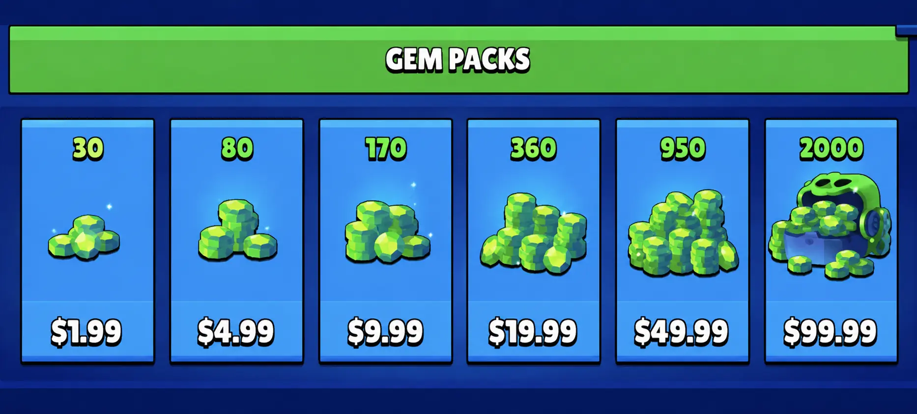 free gems brawl stars