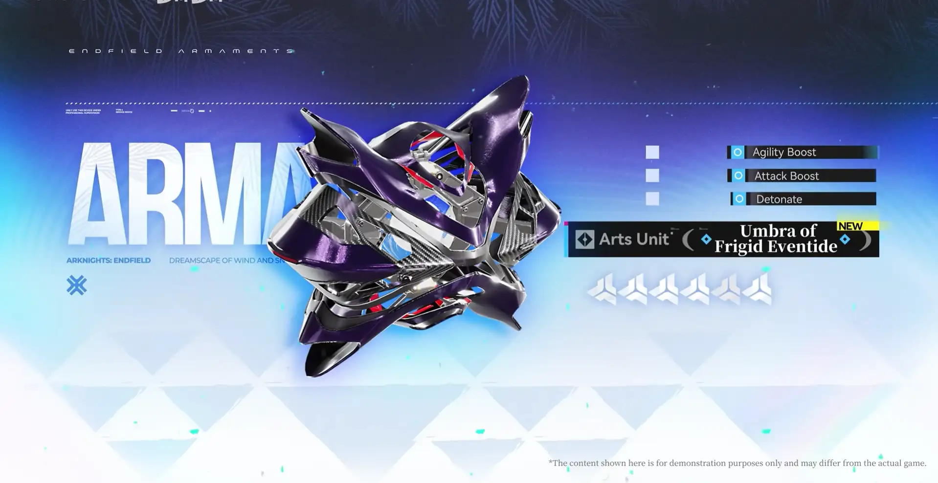 Umbra of the Frigid Eventide, Typhoeus's signature weapon