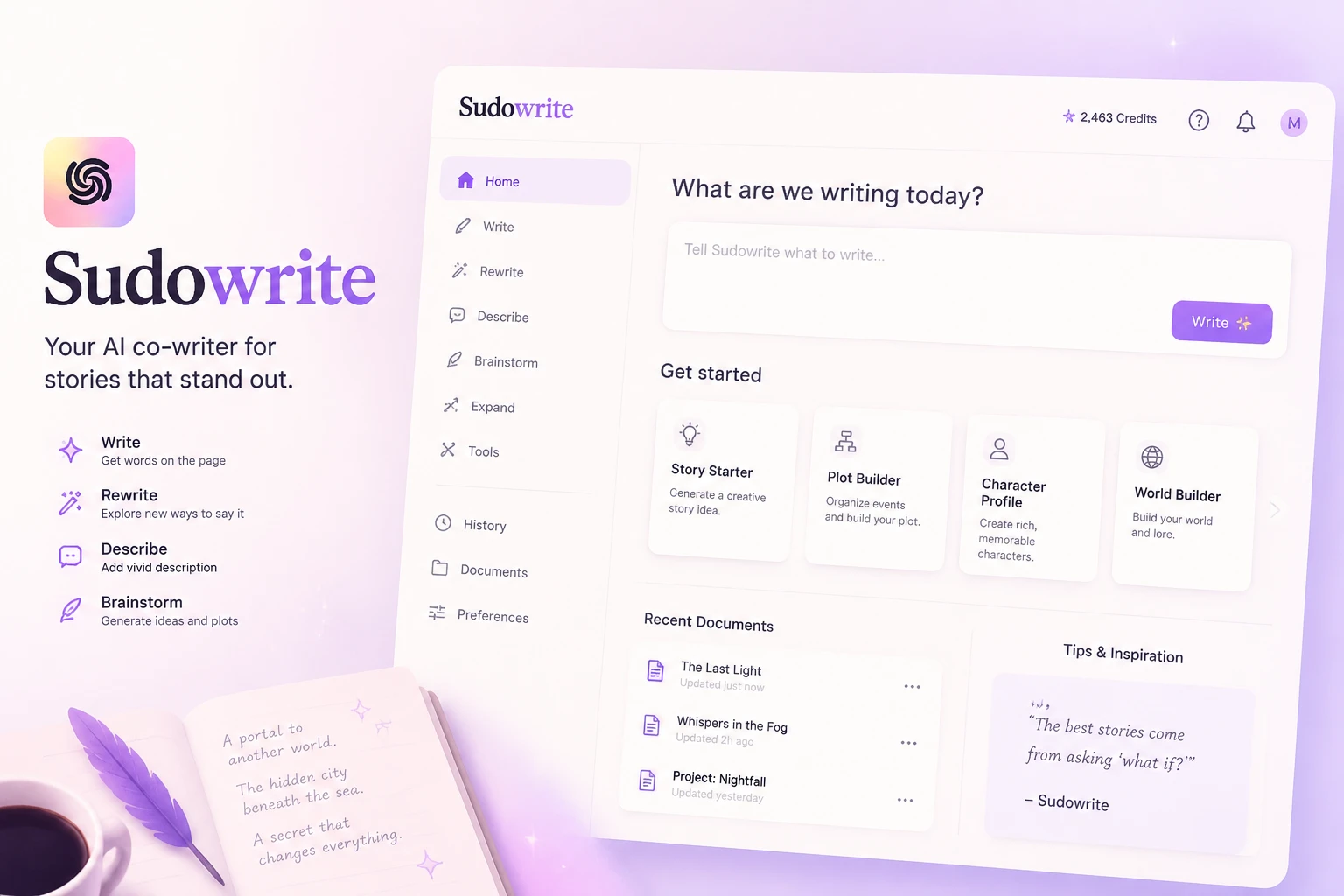 Sudowrite vs claude