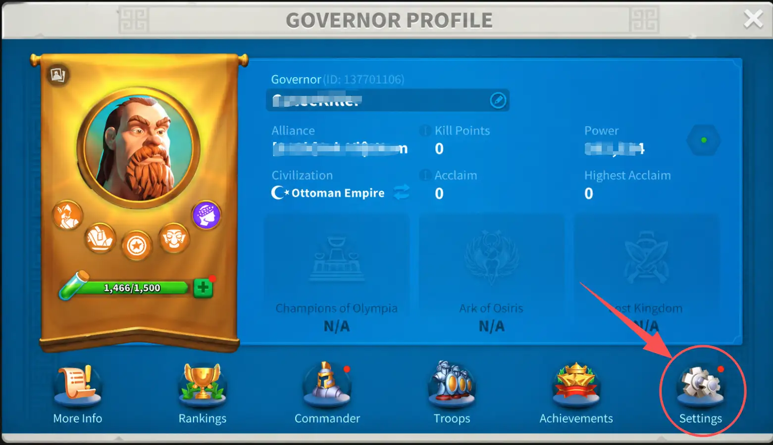Redeem Rise of Kingdoms Codes step1