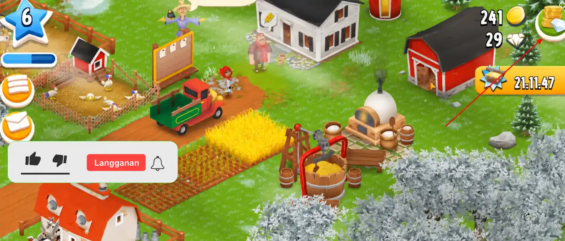 Langkah 1 Menukarkan Kode Kreator Hay Day