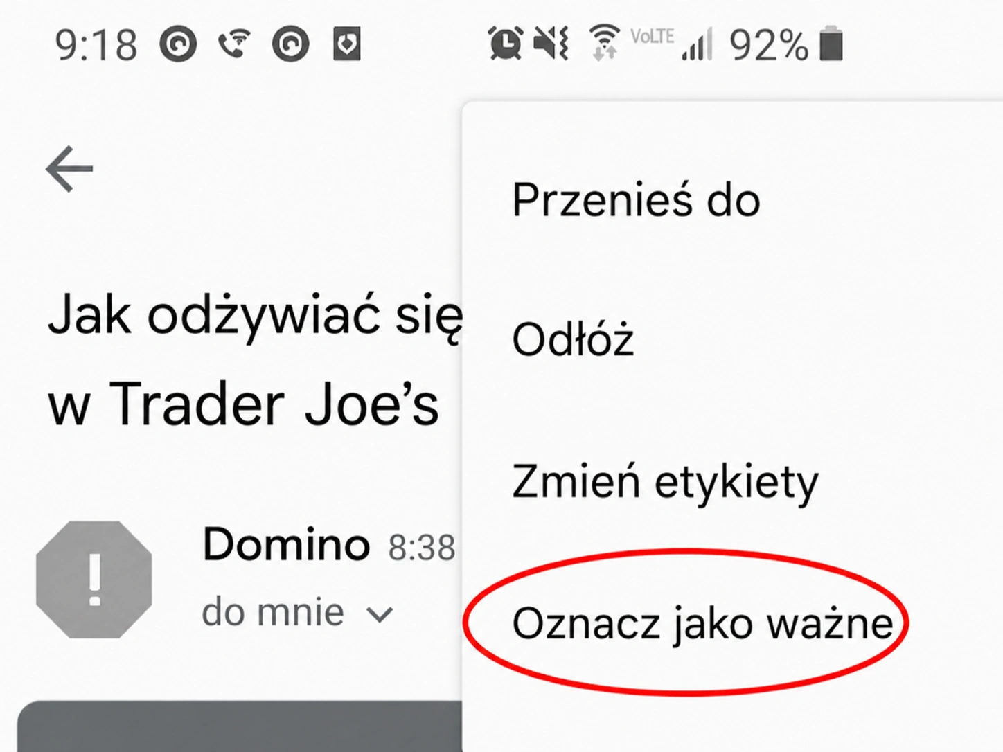 jak dodać adres e-mail do białej listy w Gmailu