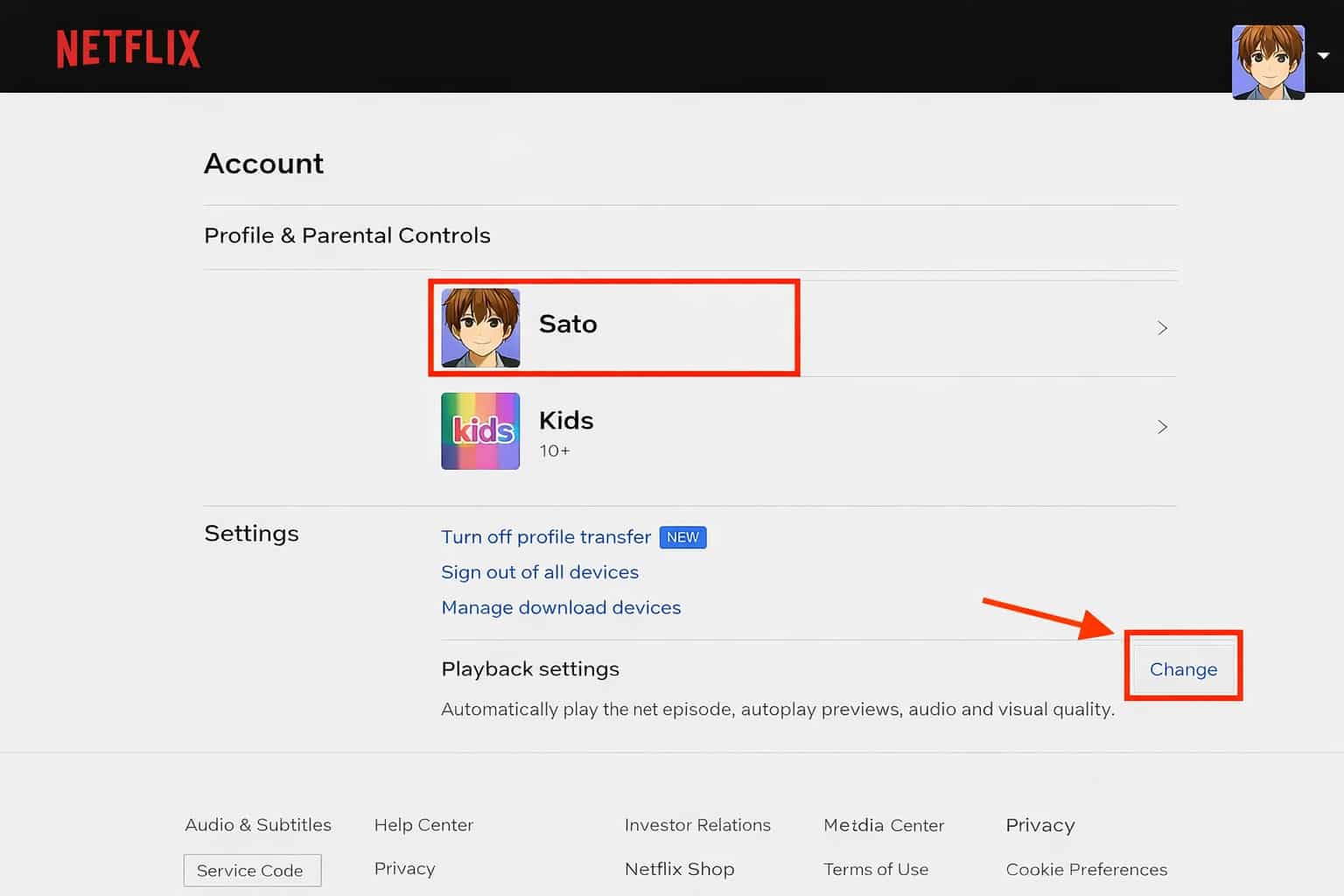how to change netflix quality on PC