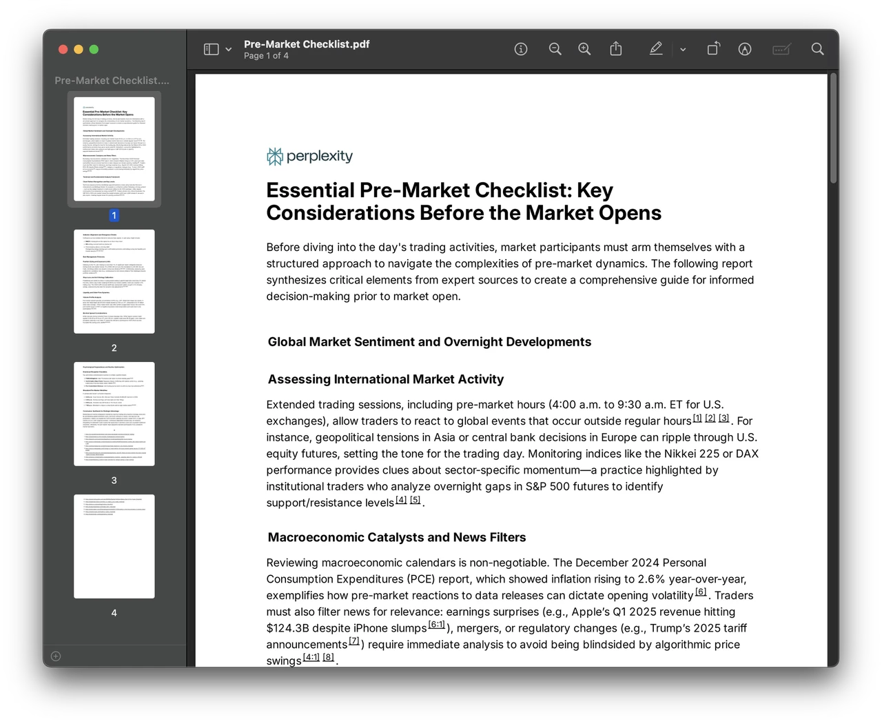 perplexity pro for team documents