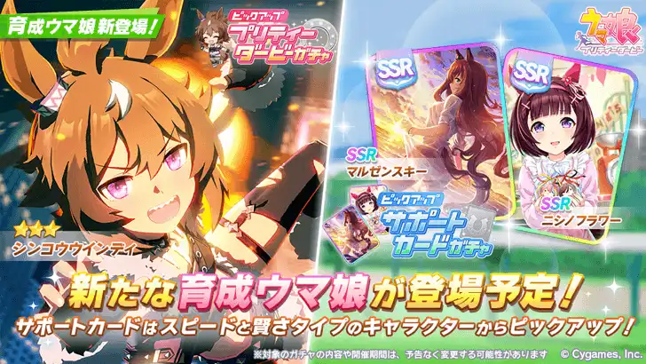 Shinko Windy Uma Musume banner