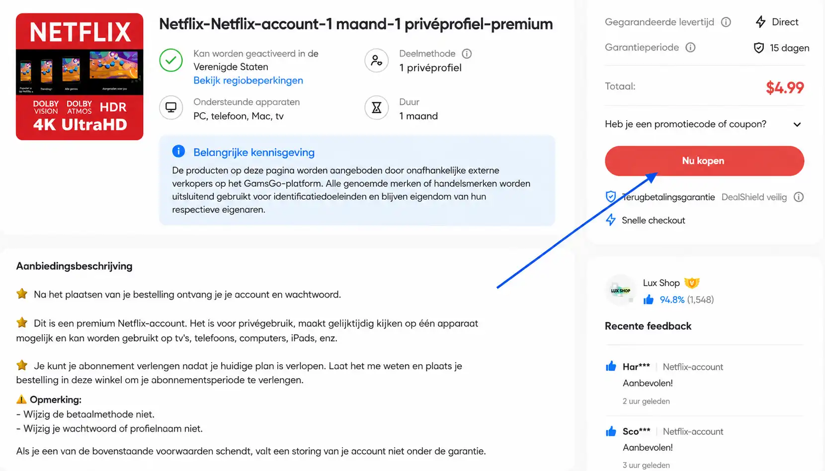 netflix verlengen