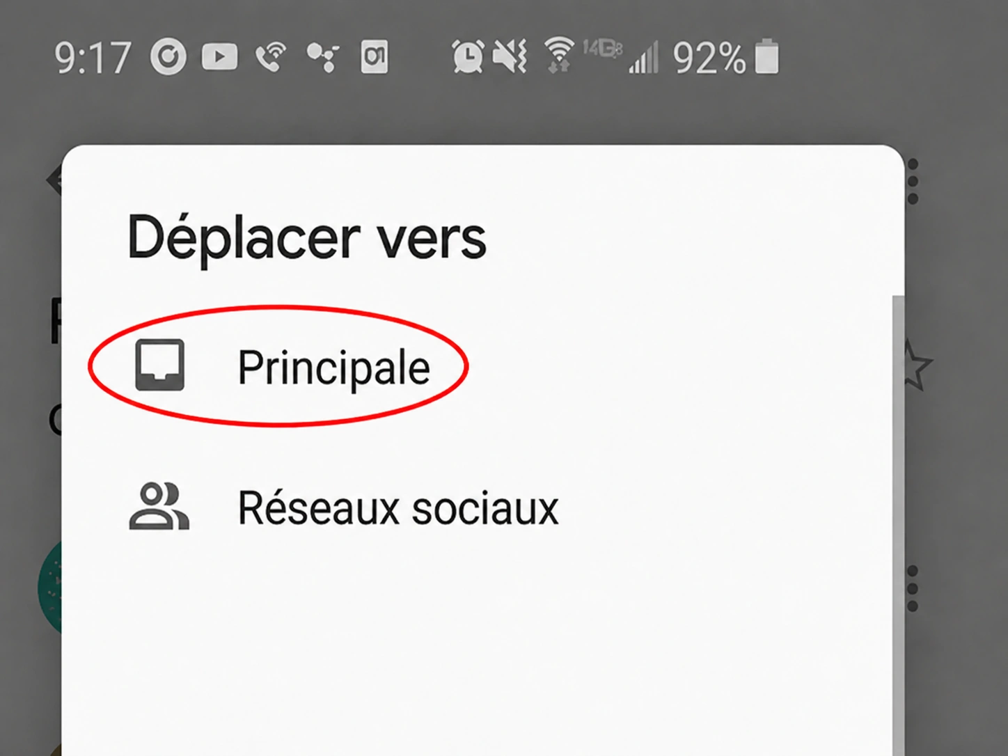 ajouter un e-mail à la liste blanche dans Gmail