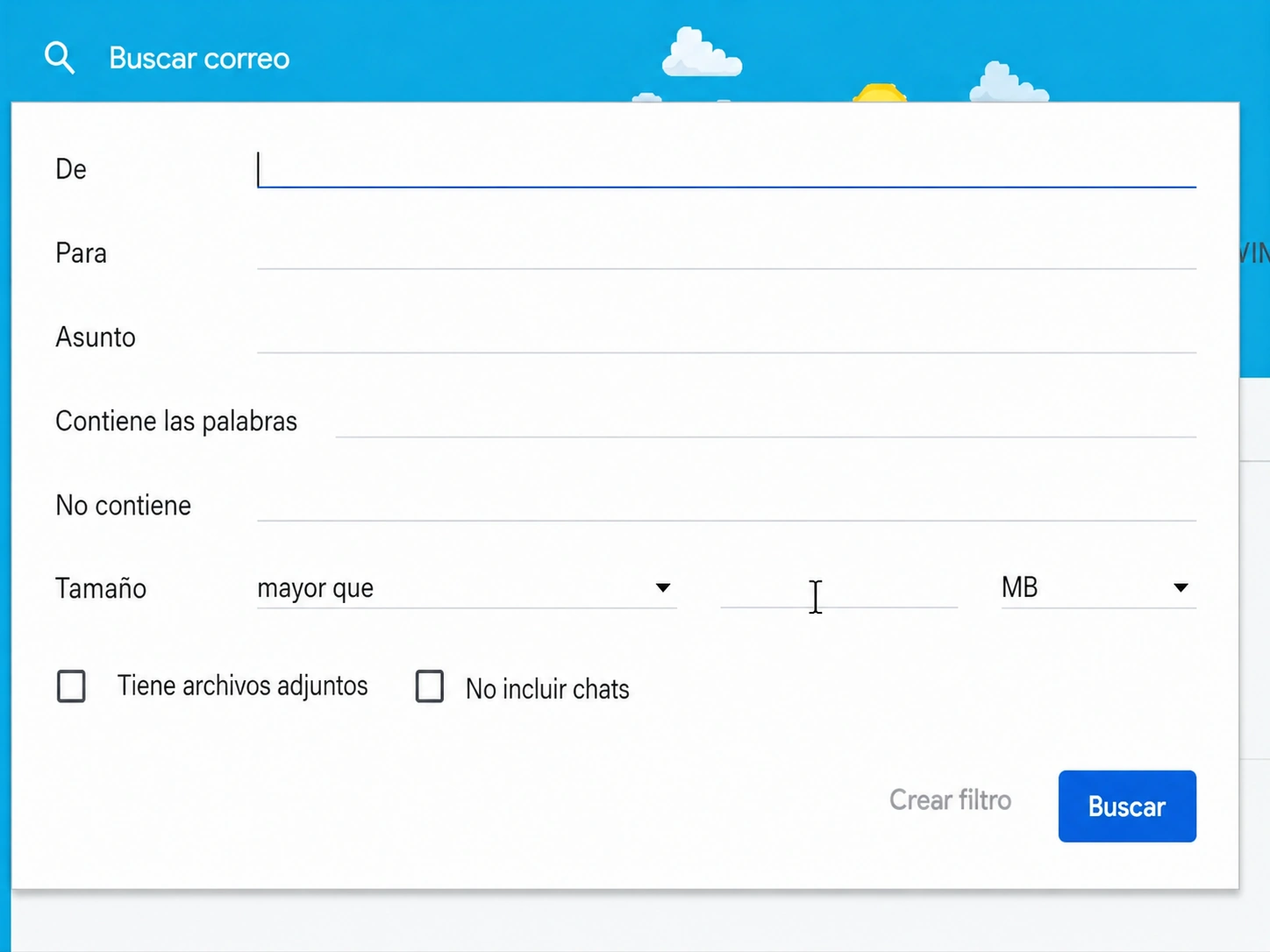 añadir correos de Gmail a la lista blanca