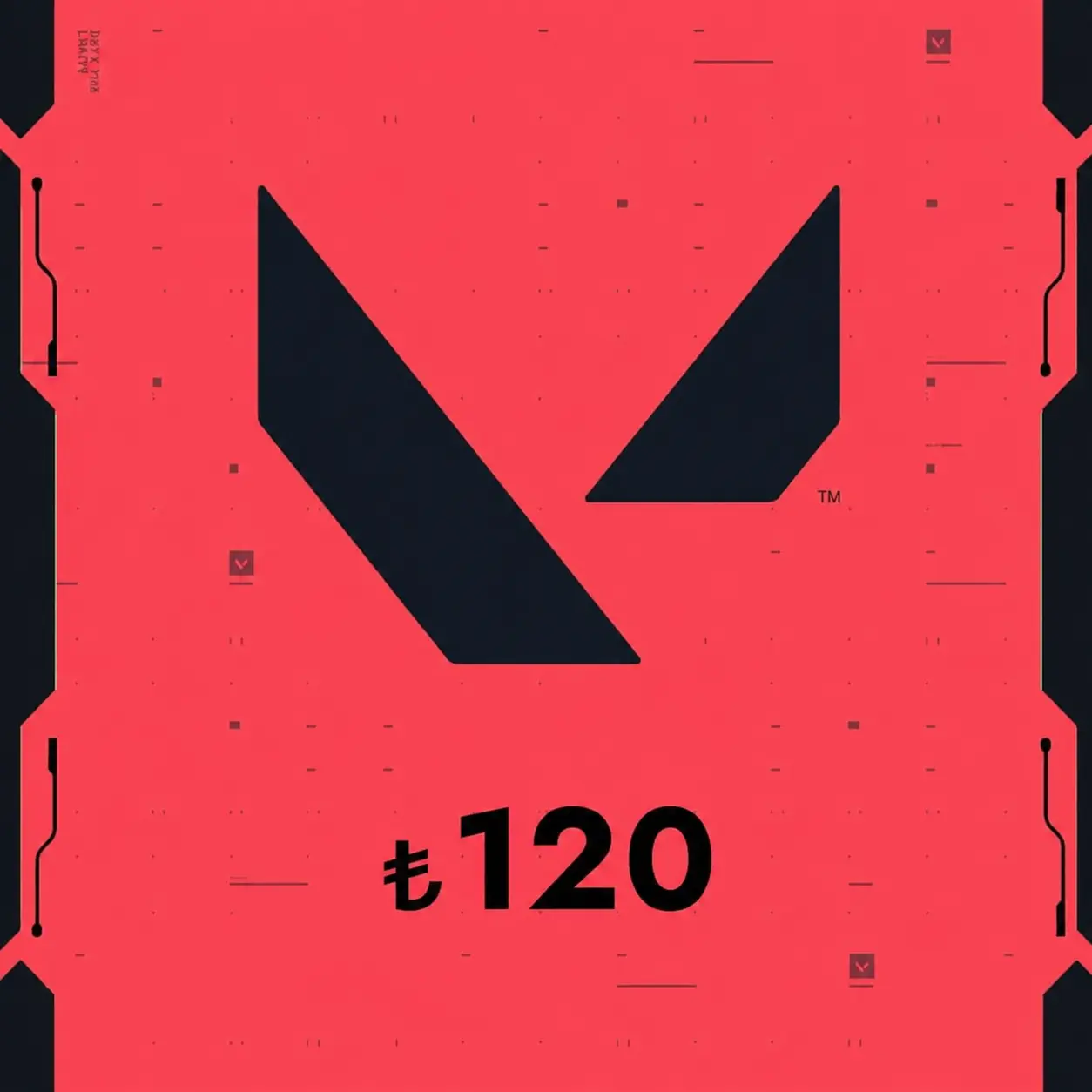 Valorant 120 TRY - 375 VP Gift Card