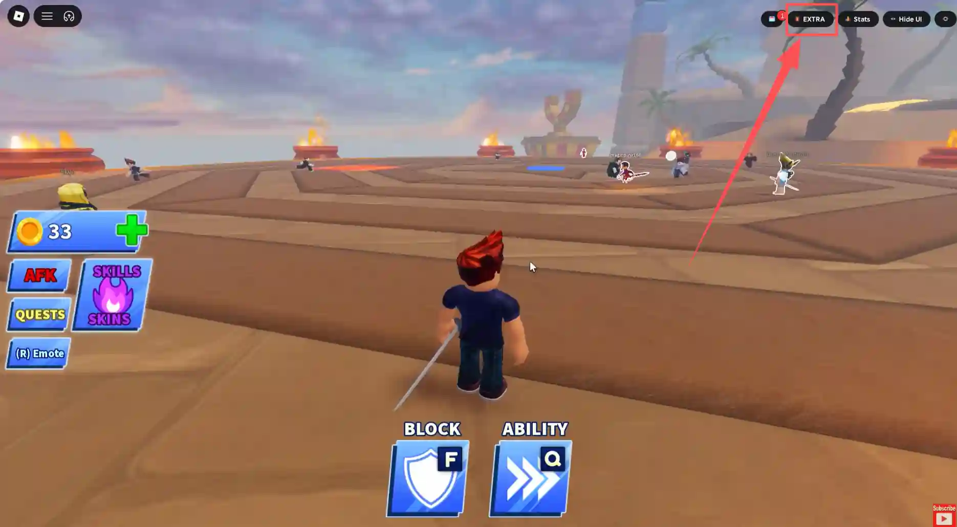 redeem blade ball codes step 1