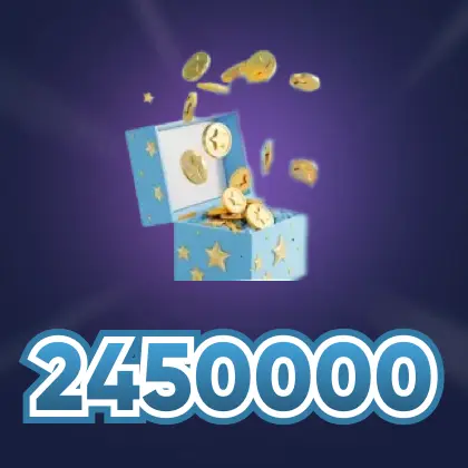 2450000 Coins