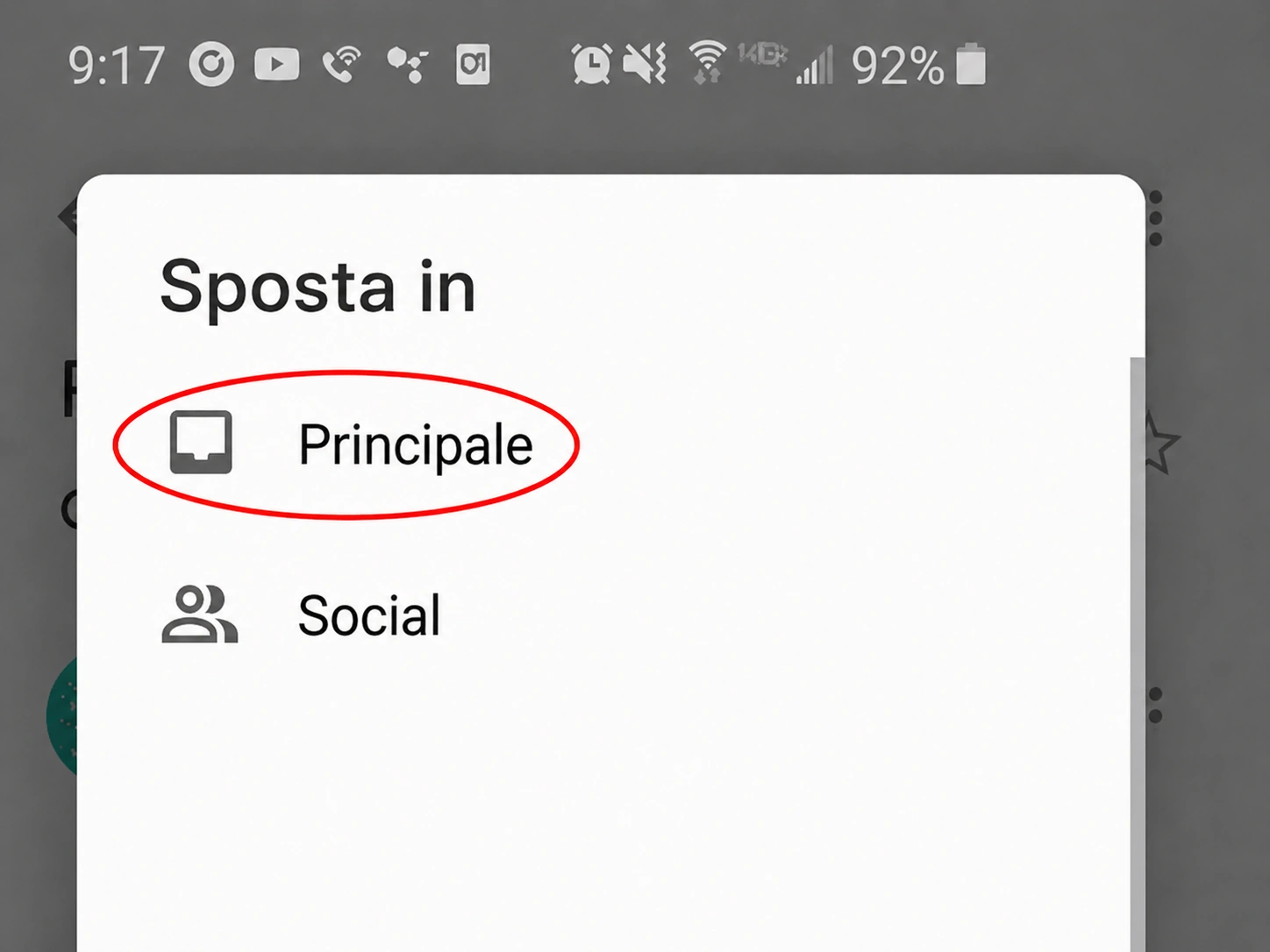 inserire e-mail nella whitelist in Gmail