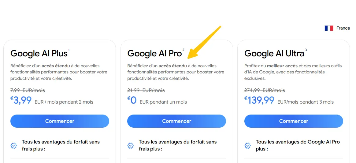 Obtenir Gemini Pro pas cher grâce à l'essai gratuit officiel