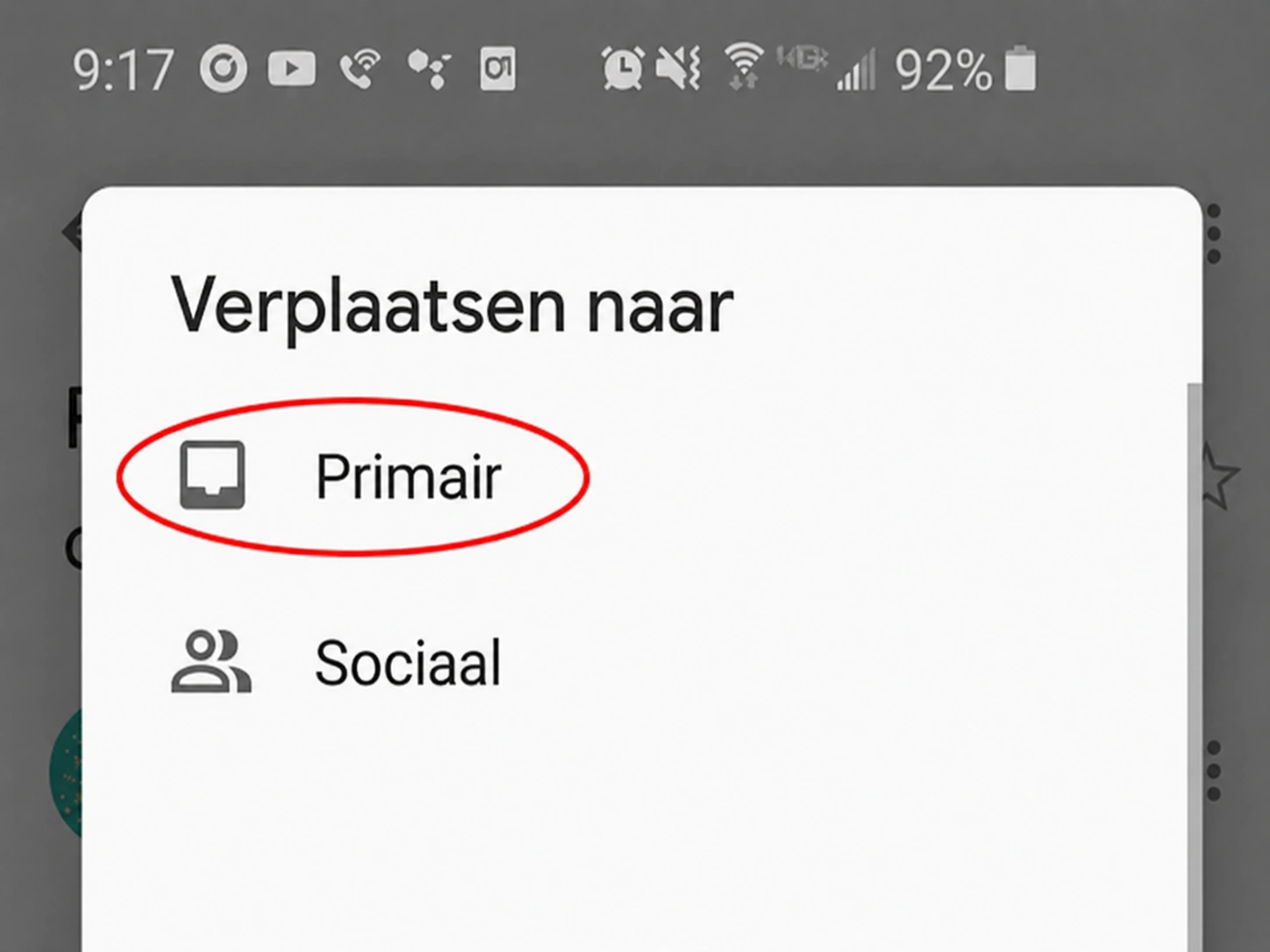 e-mail in Gmail op de whitelist zetten