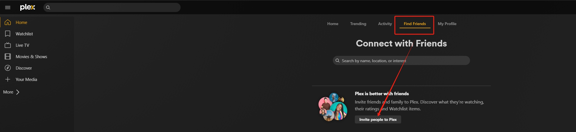 invite-people-to-plex-on-find-friends-page