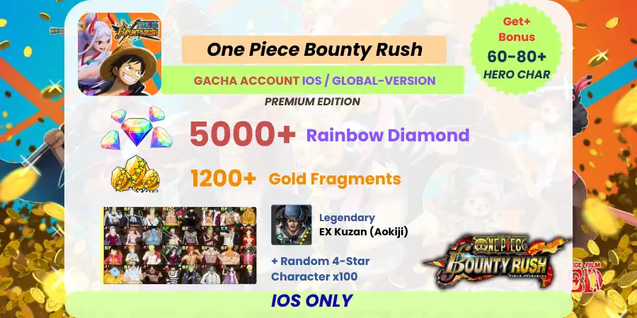 [Global ios] Account EX Kuzan (Aokiji) + Diamonds 5000 + Fragments 1200 + DLC Expansion 2+ | Premium Edition