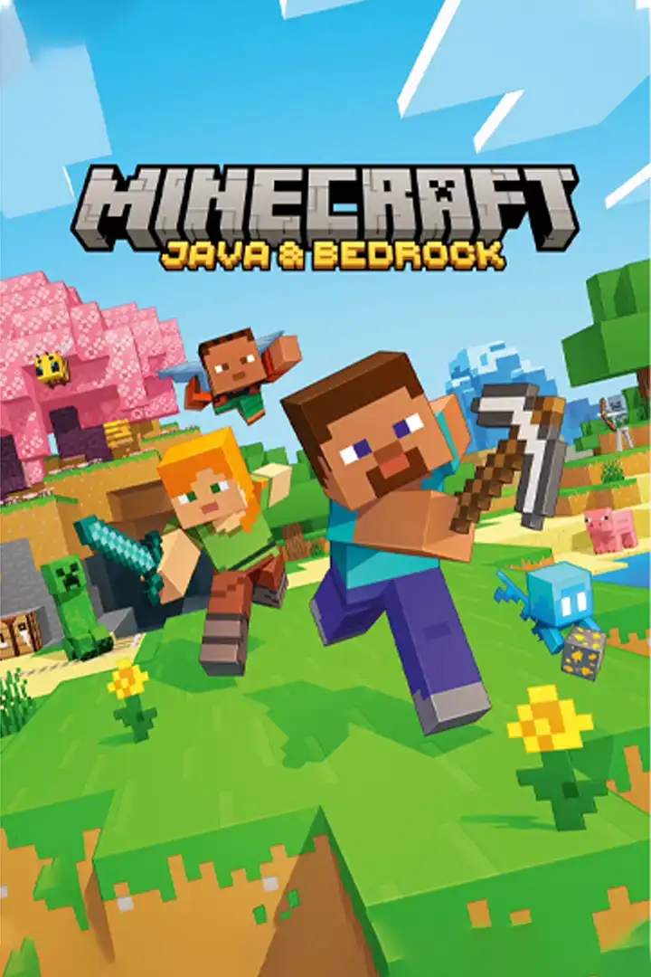 Microsoft Minecraft (Java Edition + Bedrock Edition)