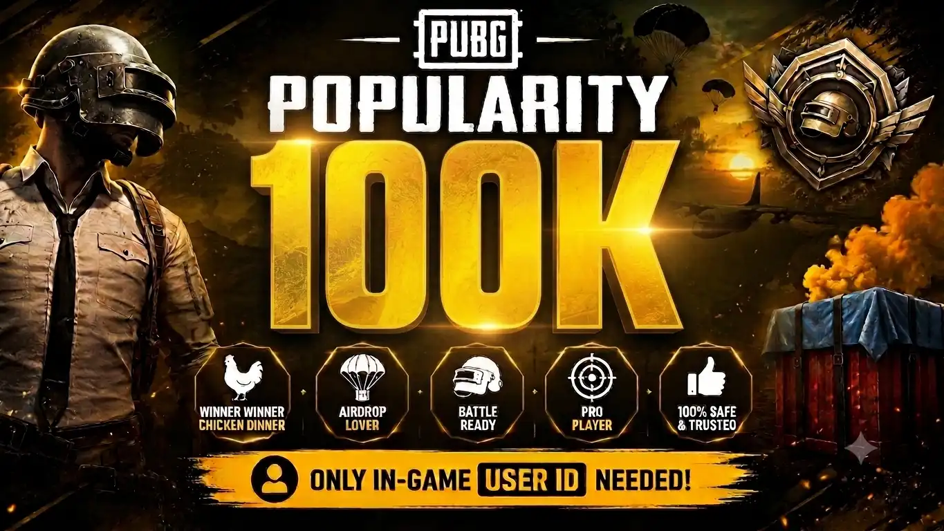 (MIX POPULARITY — 100K) — JUST IN GAME ID NEEDED